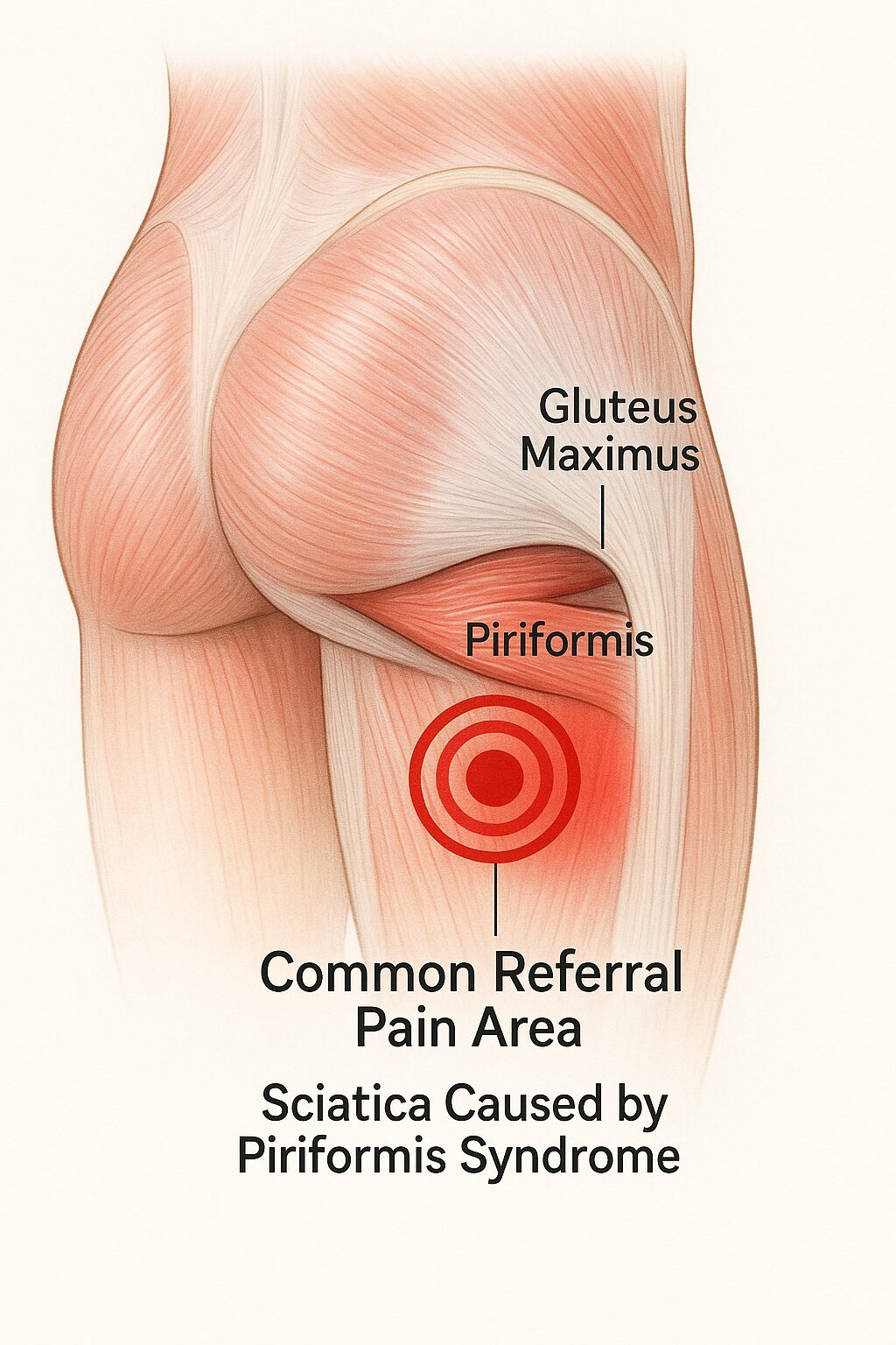 Piriformis muscle anatomy visual