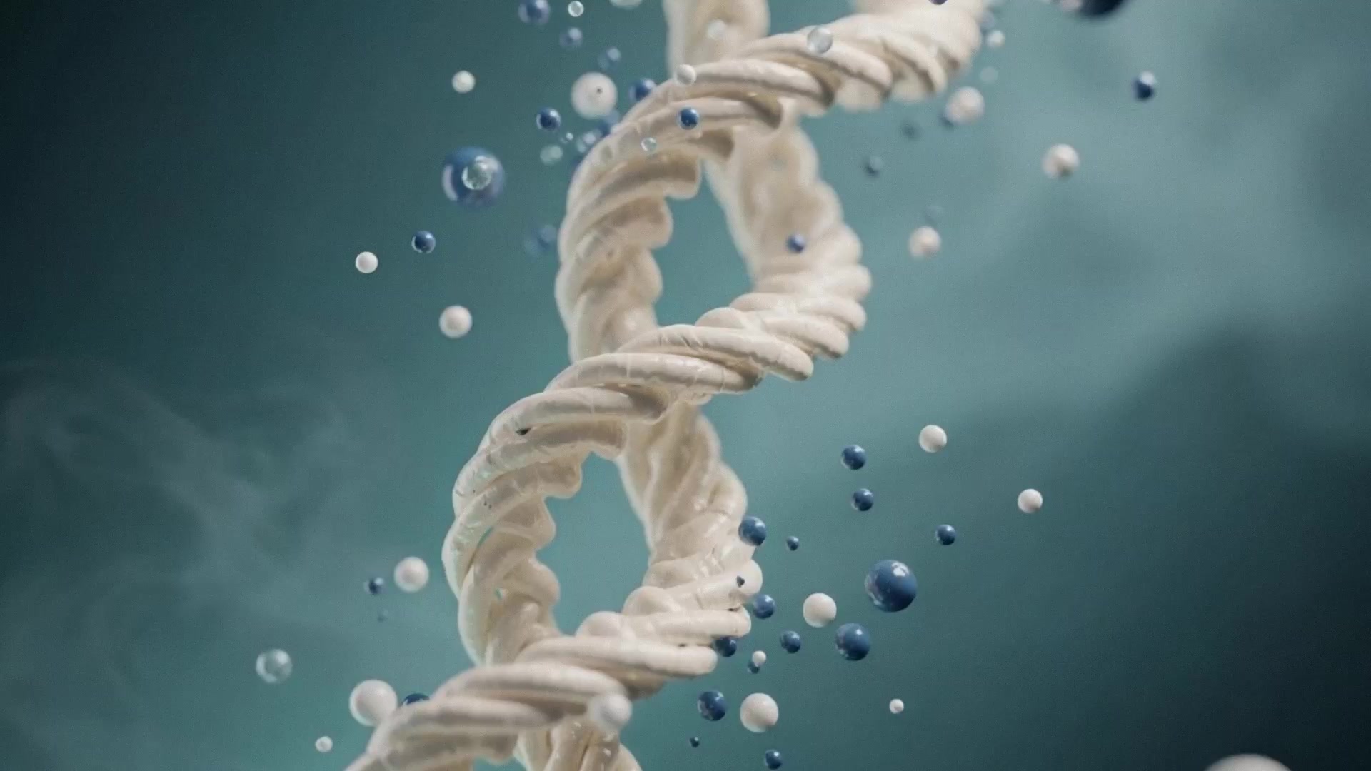Collagen fibres twisting into a rope