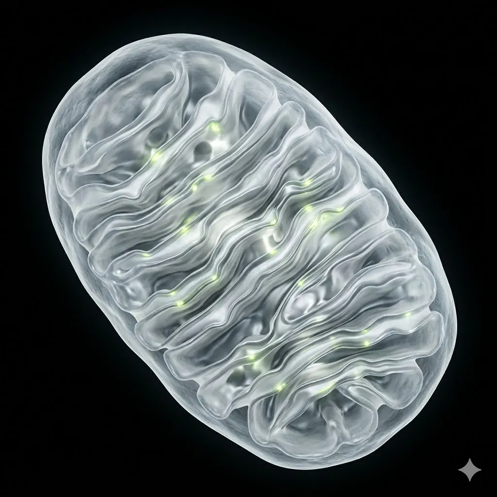Mitochondrion — bioluminescent cellular power plant